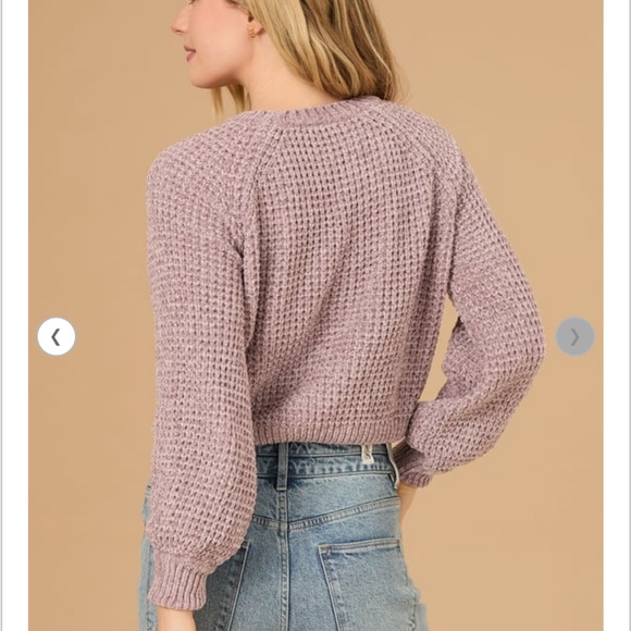 Cropped Sweater Altar’d State Robyn - Chenille - Picture 3 of 10